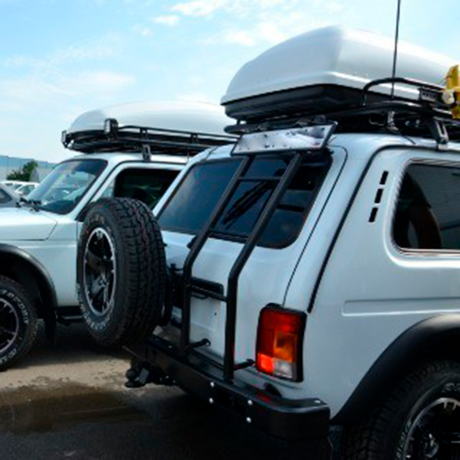 Кронштейн запасного колеса для L@DA 4х4 под стандартный бампер купить недорого с доставкой в Лермонтов