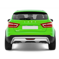 Защита заднего бампера d51мм (НПС) L@DA Vesт@ SW Cross (2017-н.в.)